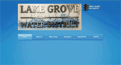 Desktop Screenshot of lakegrovewater.com